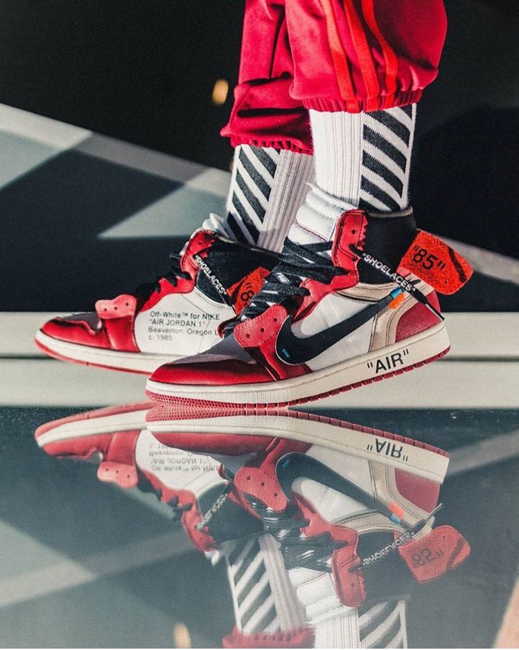 Virgil Abloh showed the first-ever sample of the Off-White™ x Nike Air Jordan  1