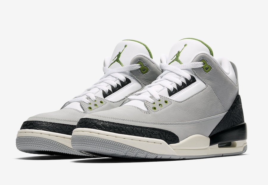 grey and green 3s