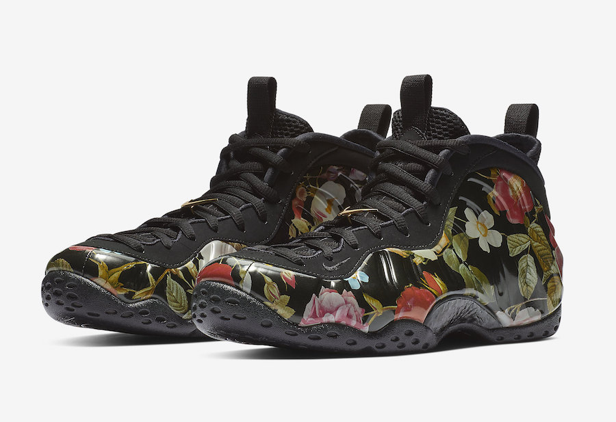 foamposite one floral