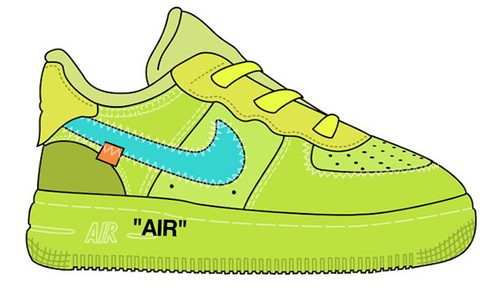 off white air force 1 kids