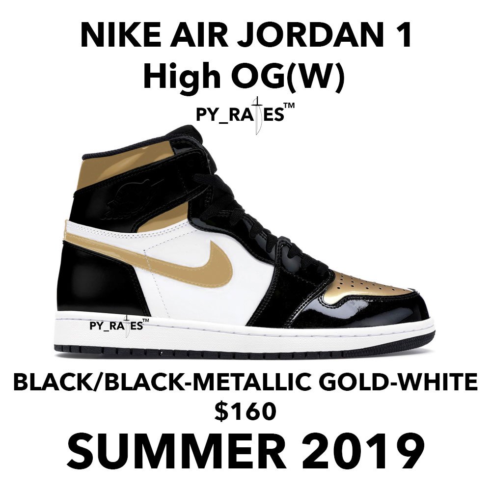 jordan 1 high release 2019