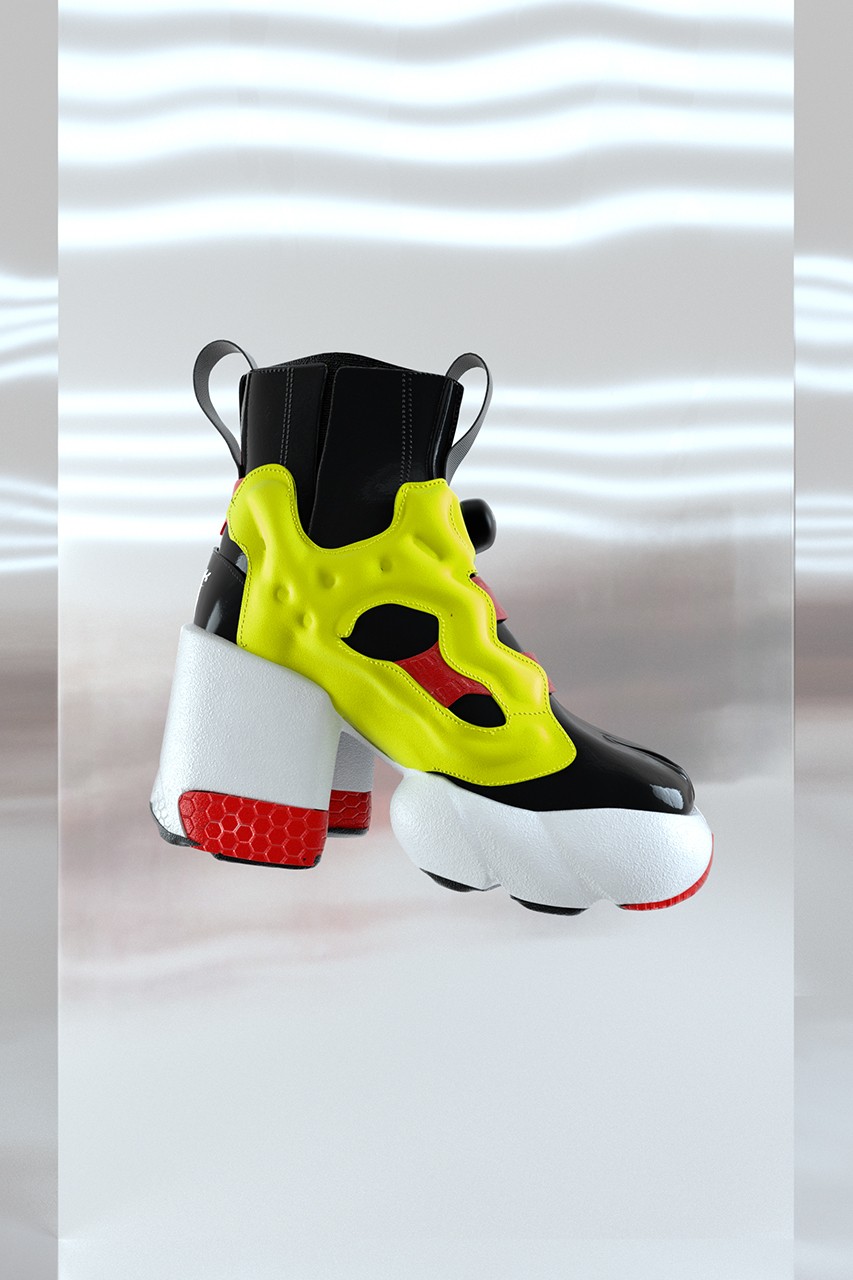 maison margiela x reebok collaboration shoes