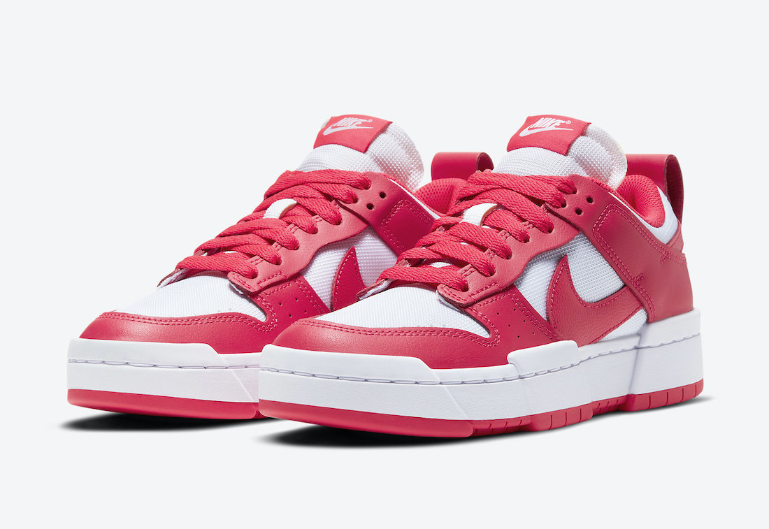 nike dunk low disrupt white red