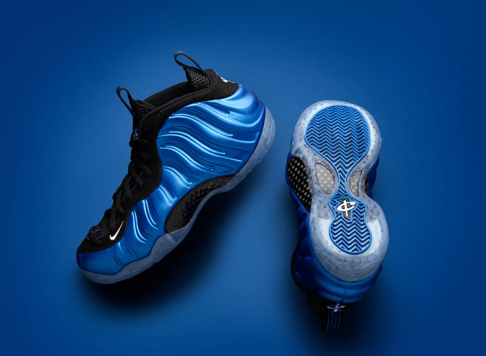 Air foamposite hotsell royal blue