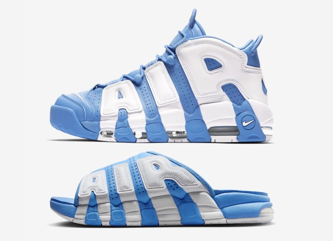 2024SS】Nike Air More Uptempo Slide University Blue FD9884-400